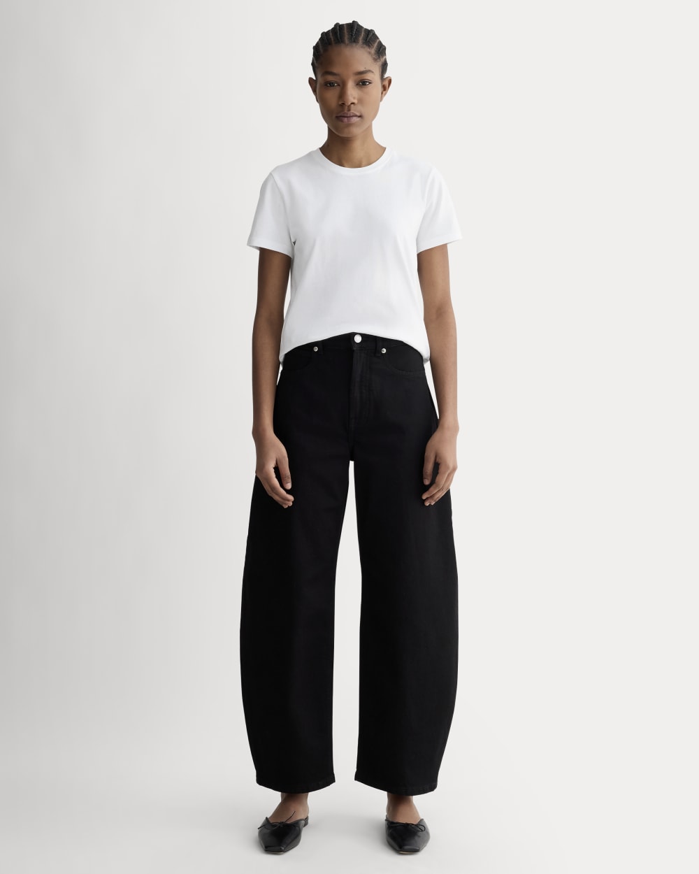 The Slim Crew in Essential Cotton | White - Image 3