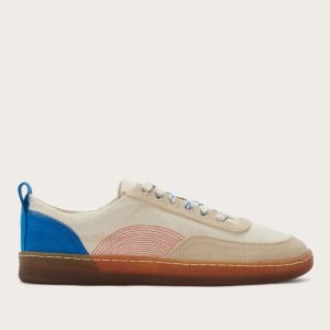 The Tread-Bare Sneaker | Canvas / Lapis Blue / Classic Red