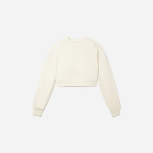 The Organic Cotton Cropped Crew | Canvas