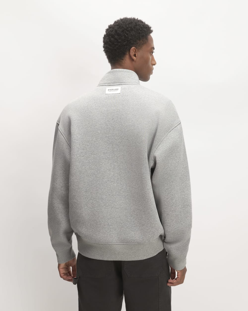 The ReTrack Fleece Half-Zip | Heathered Grey - Image 6