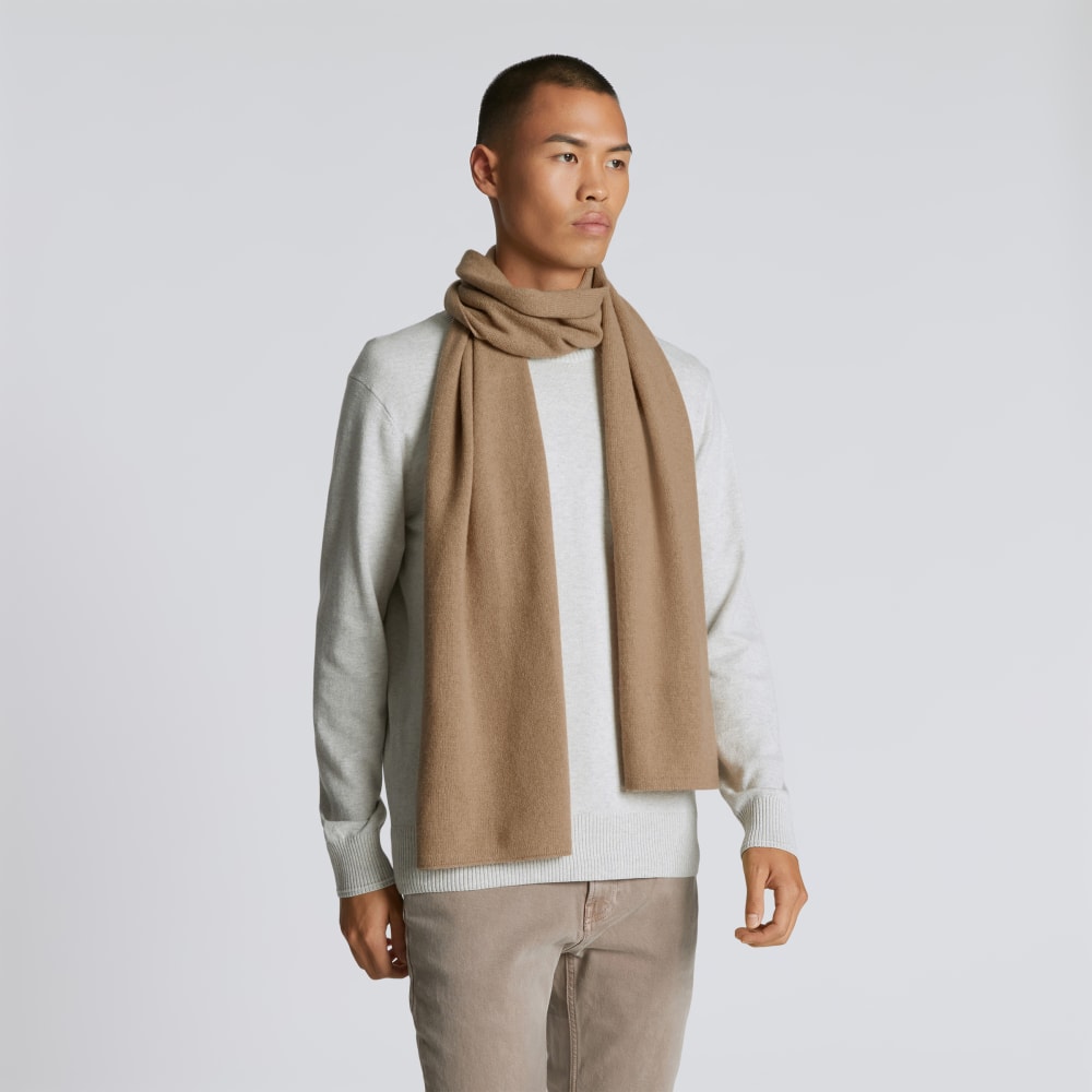 The Cashmere Scarf | Light Camel - Image 3