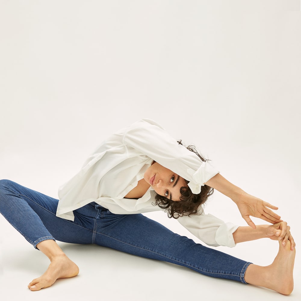 The Way-High? Clean Front Skinny Jean | Vintage Blue | 28.5 Inseam - Image 8