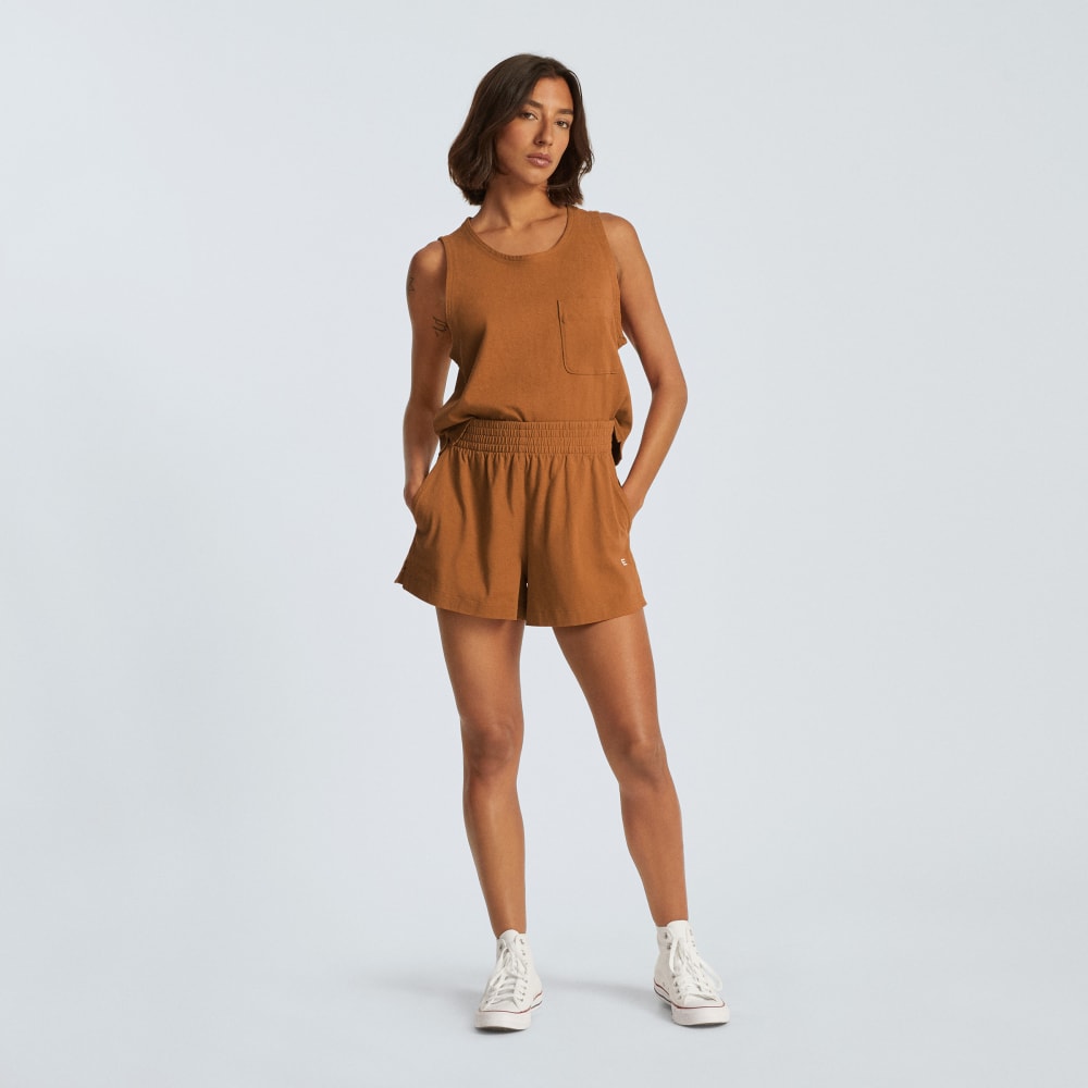 The Retro Jersey Short | Tawny Brown - Image 5