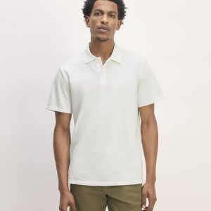 The Premium Weight Short-Sleeve Polo | White