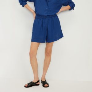 The Linen Boxer Short | Mazarine Blue