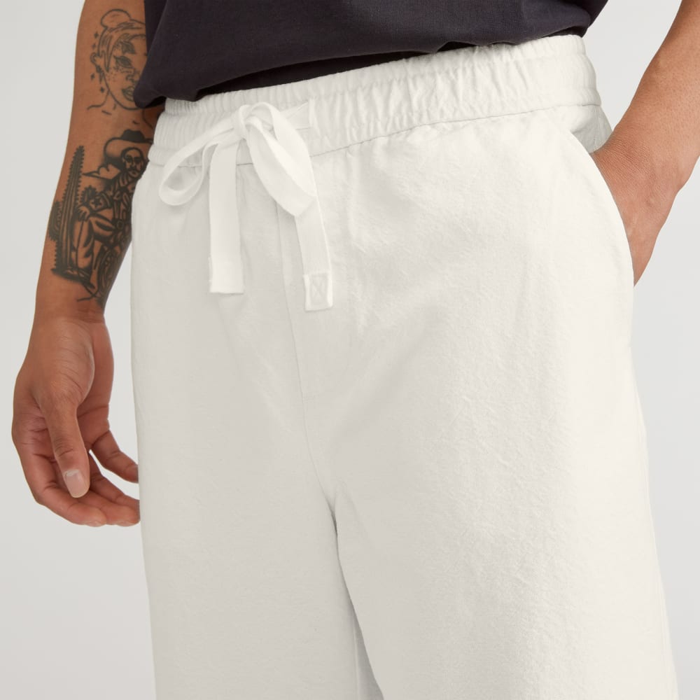 The Canvas Organic Cotton Drawstring Pant | Bone - Image 4