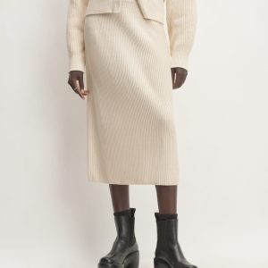 The Organic Cotton Sweater Midi Skirt | Canvas