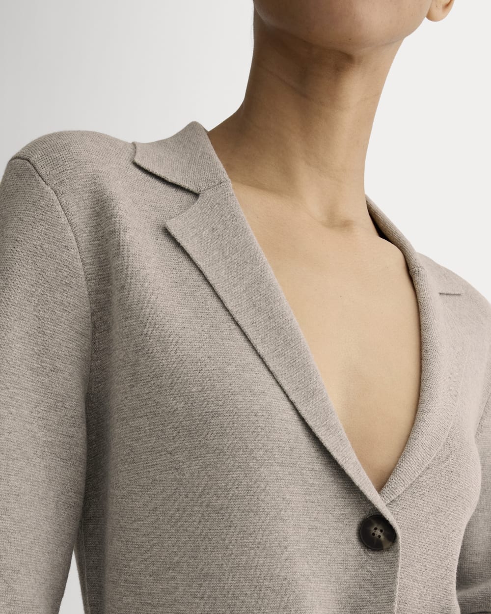 The Knit Blazer | Light Heathered Grey - Image 4