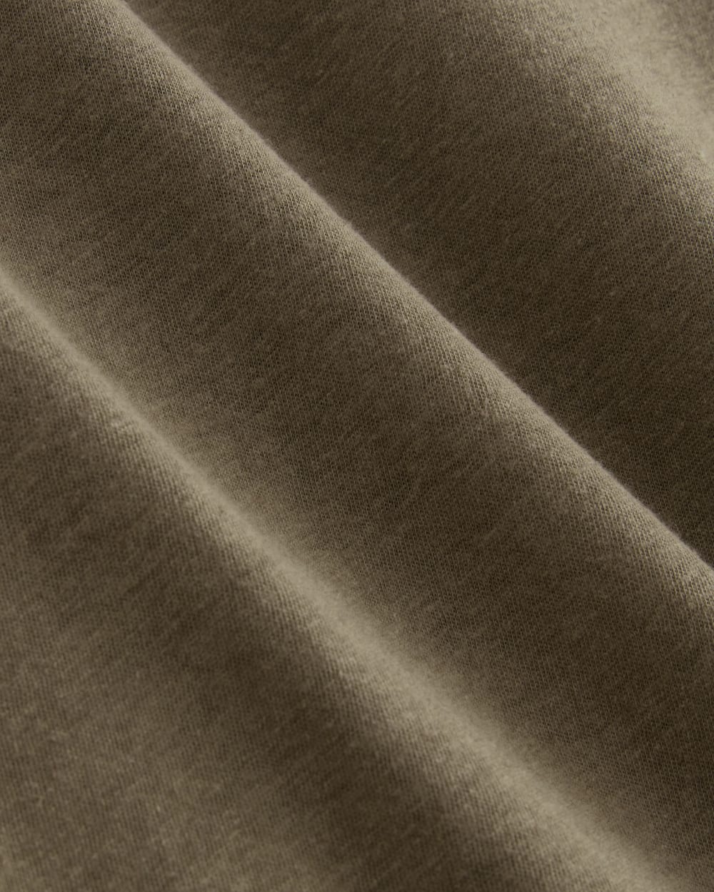 The Box-Cut Tee in Cotton Linen | Deep Taupe - Image 5