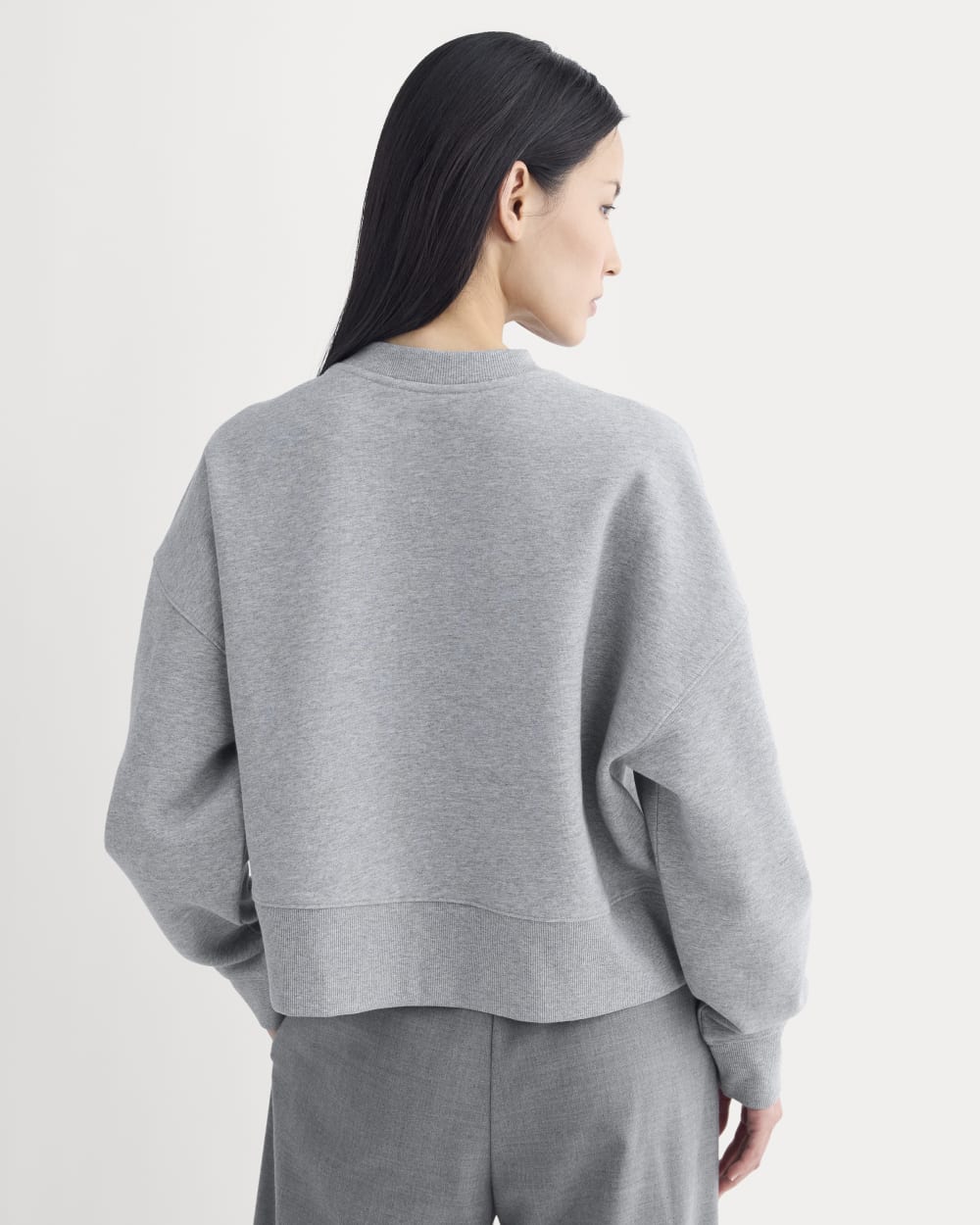Luxe Fleece Sweatshirt | Vintage Heather Grey - Image 5