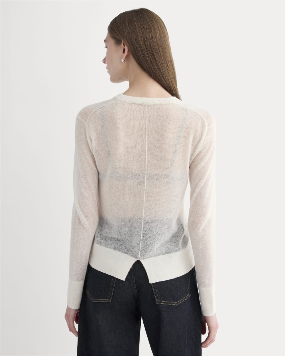 The Air Alpaca? Relaxed Crew Top | Birch - Image 5