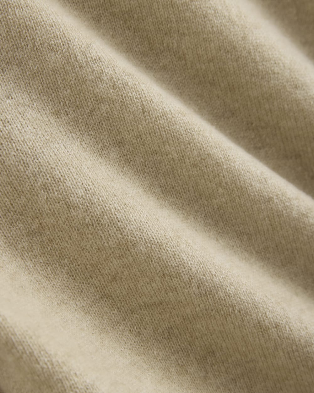 Cashmere Slim Crew Sweater | Heather Light Camel - Image 6