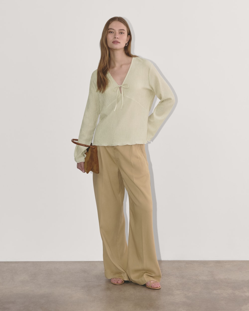 The Crinkle Long-Sleeve | Sandshell - Image 4