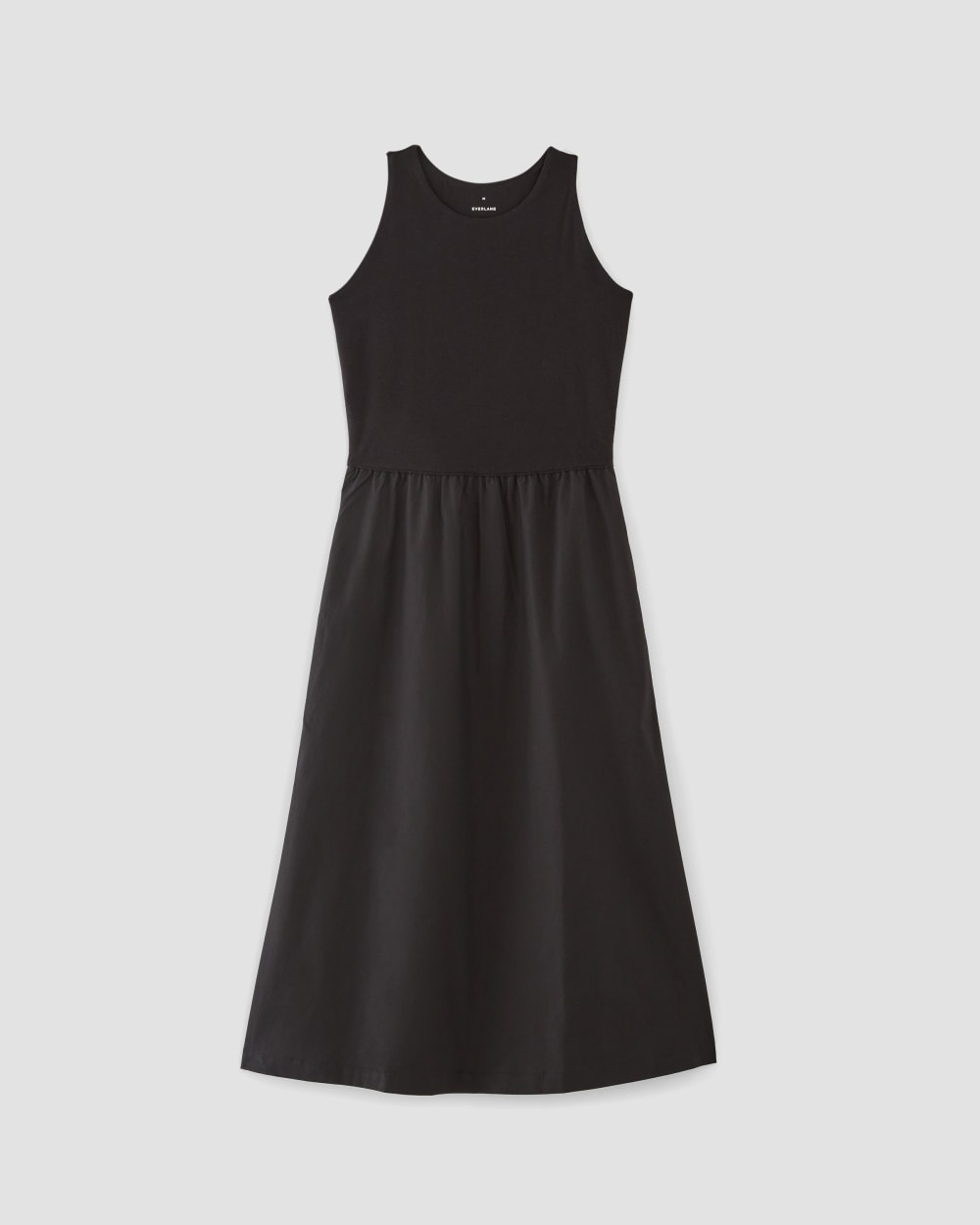 The Supima® High-Neck Riviera Dress | Black - Image 2