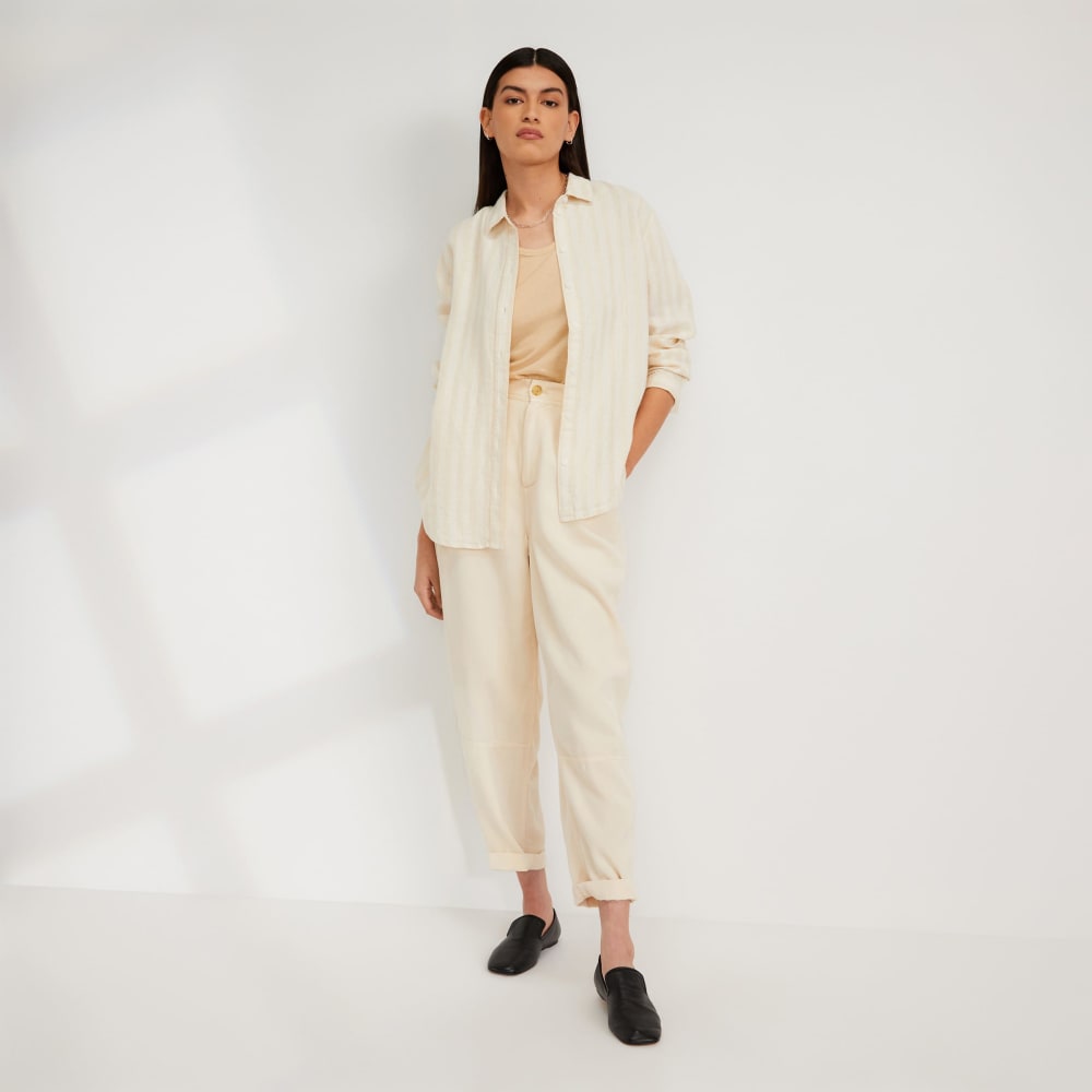 The Must-Have Shirt in Linen | Brazilian Sand / Canvas Tan - Image 6