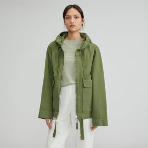 The Canvas Organic Cotton Anorak | Forest Green
