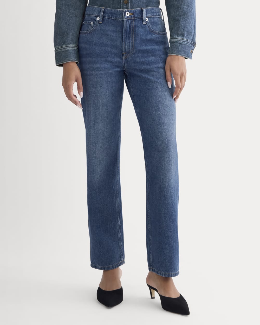 Low-Rise Straight Jean | Tungsten Old Blue - Image 3