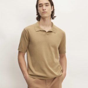 The No-Sweat Polo | Tiger's Eye