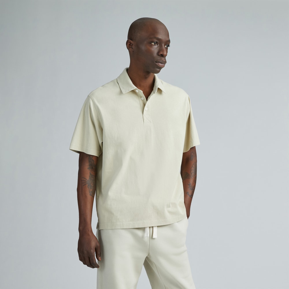 The Premium Weight Relaxed Polo | Pelican