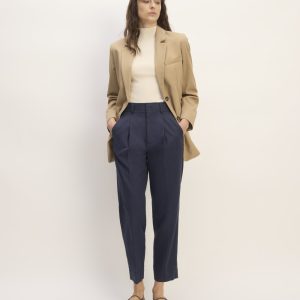 The Draper Tapered Pant in Buttersmooth | Navy