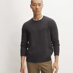 The Premium Merino Crew Neck Sweater | Charcoal