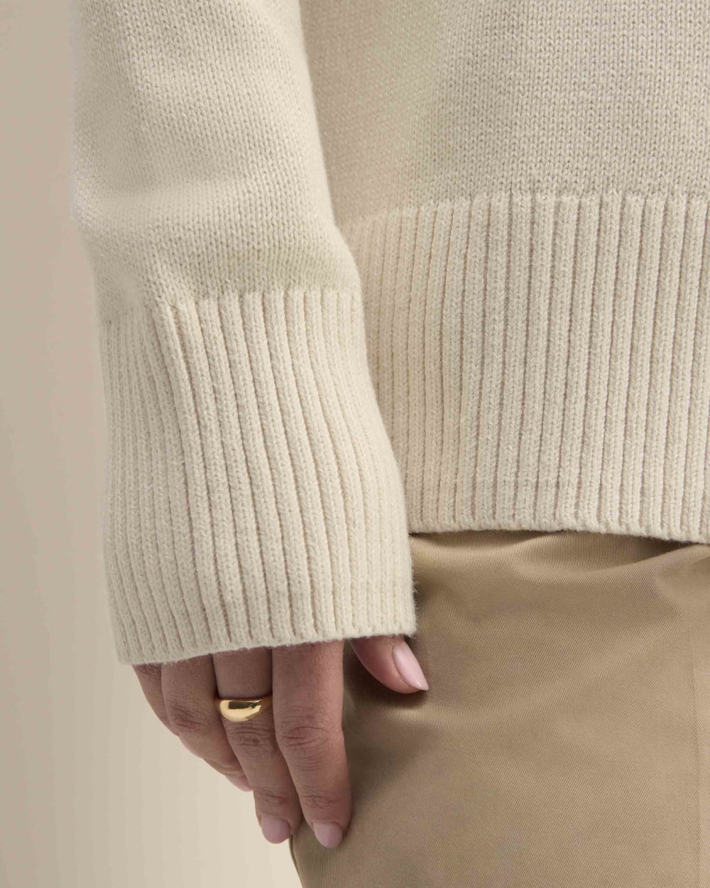 The Organic Cotton Cardigan | Canvas - Image 5