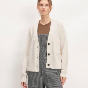 The Good Merino Wool Cardigan | Bone
