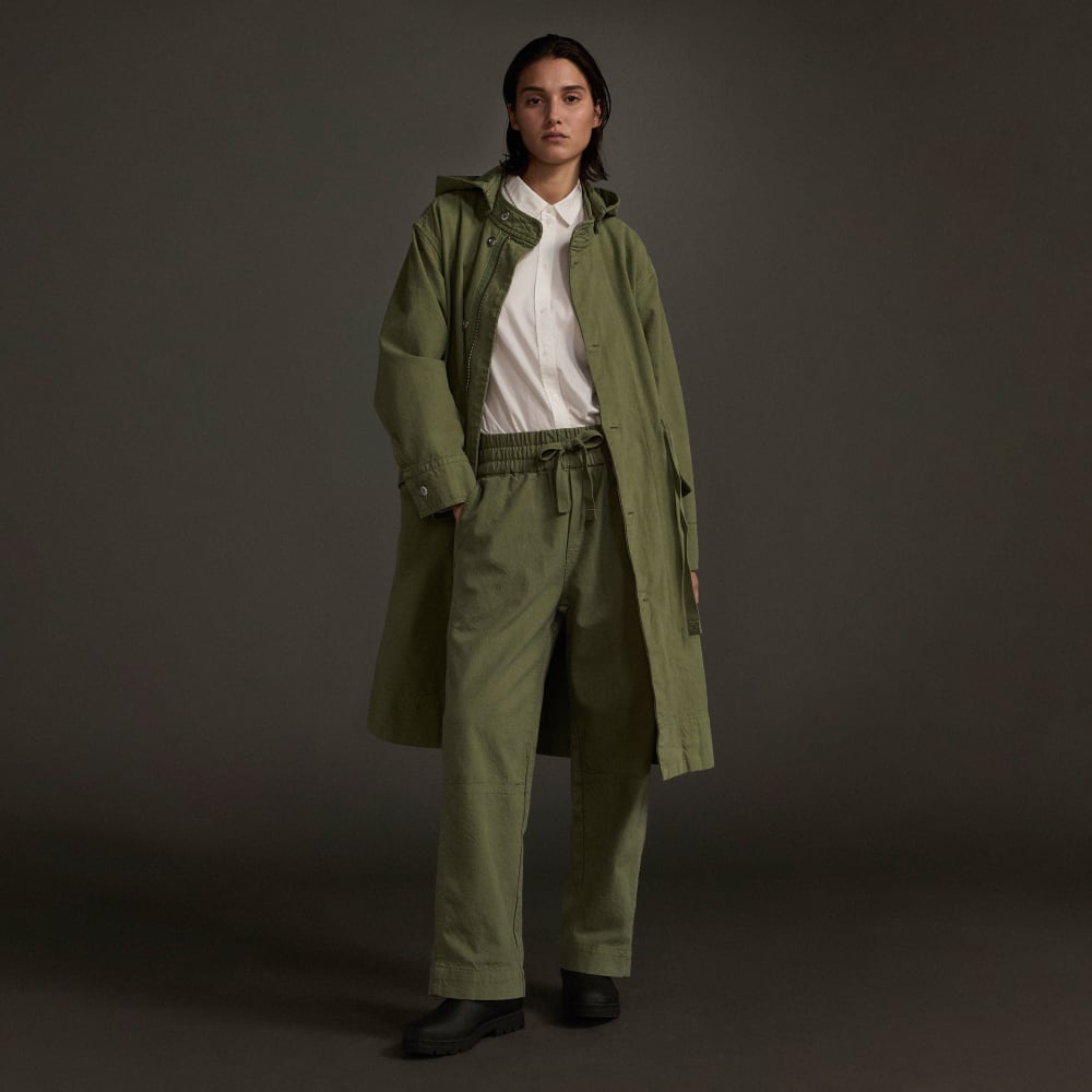 The Canvas Organic Cotton Pull-On Pant | Forest Green - Image 6