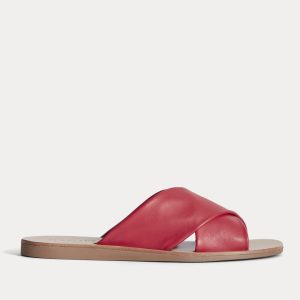 The Day Crossover Sandal | Classic Red