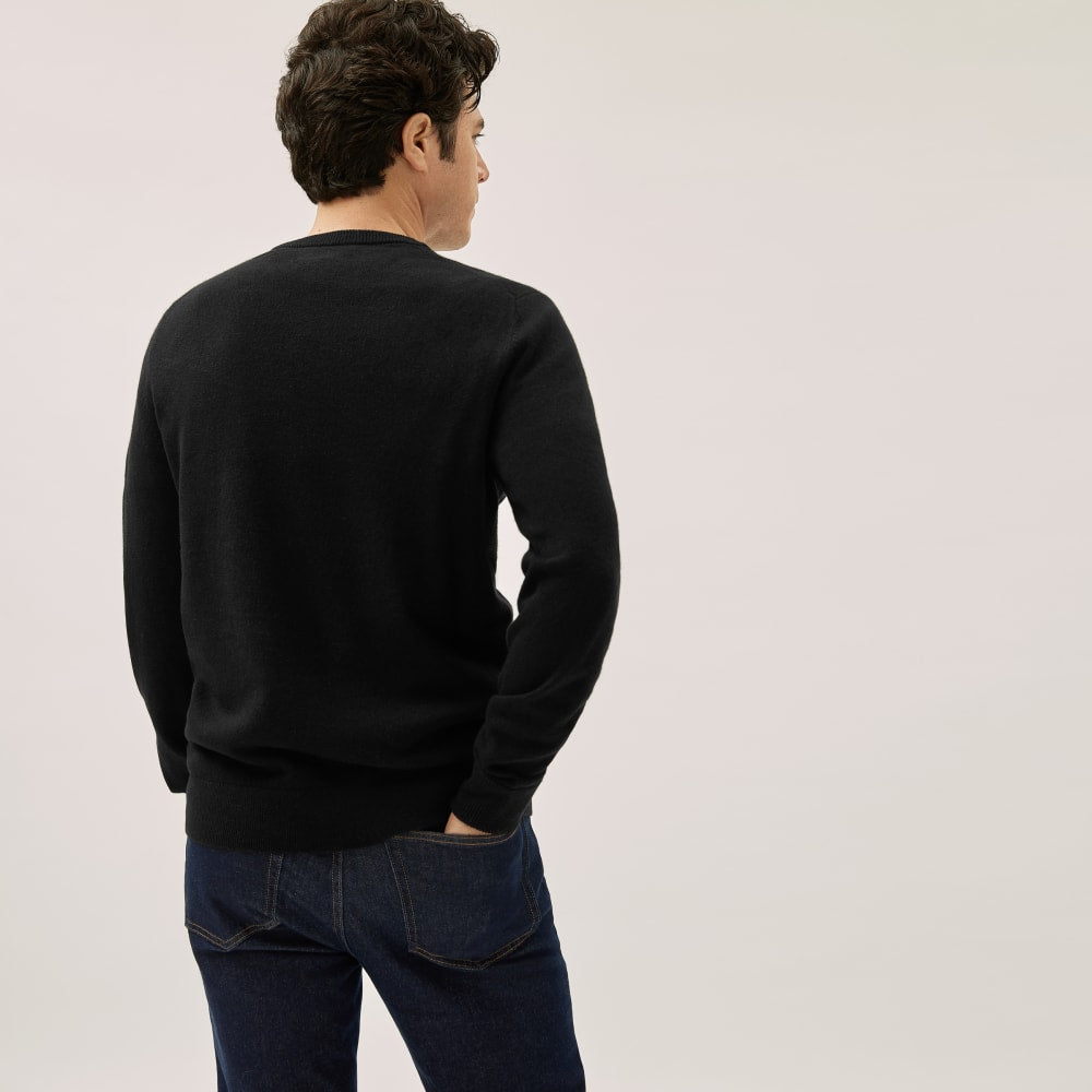 The Grade-A Cashmere Crew | Black - Image 4