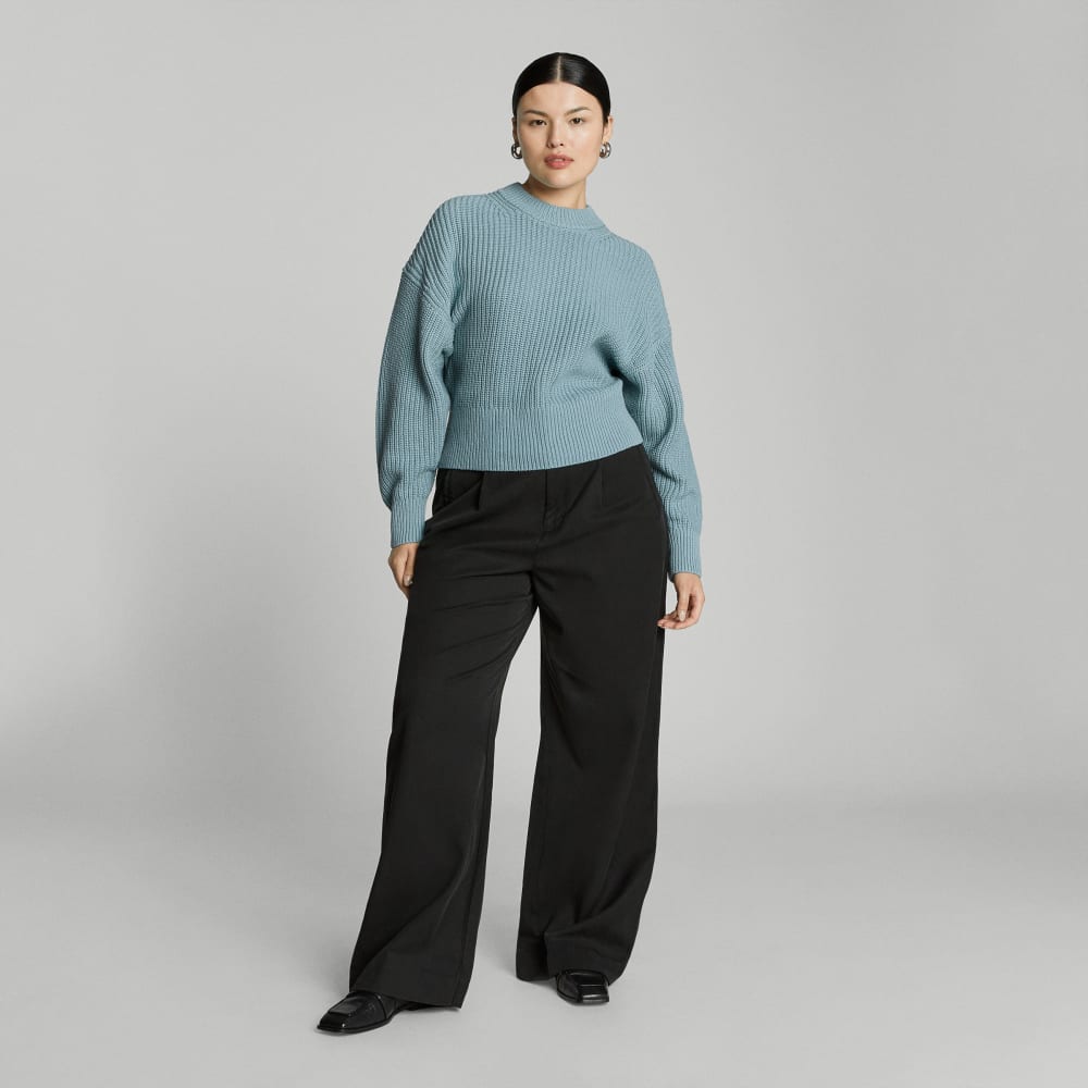 The Texture Cotton Crew | Blue Shadow - Image 6