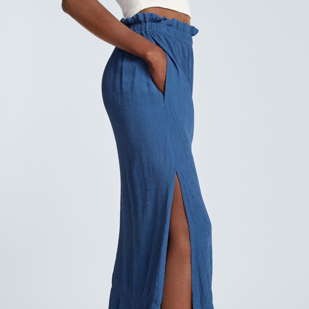 The Naia??Ripple Skirt | Deep Blue - Image 4