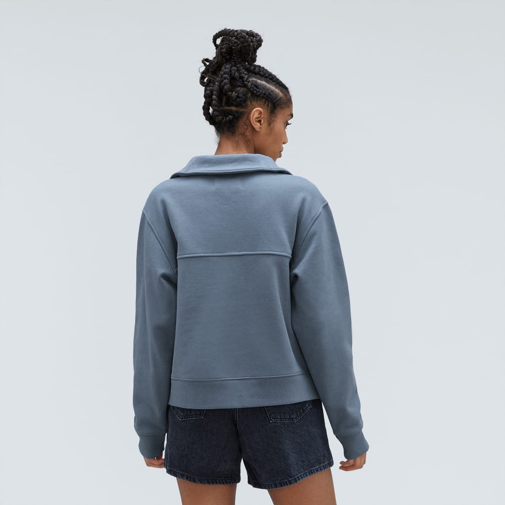 The Track Half-Zip | Faded Blue - Image 3