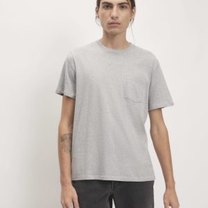 The Organic Cotton Pocket Tee |  Heathered Grey