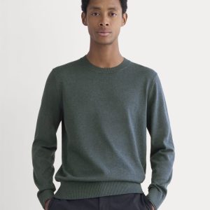 The No-Sweat Sweater | Uniform | Heather Midnight Navy