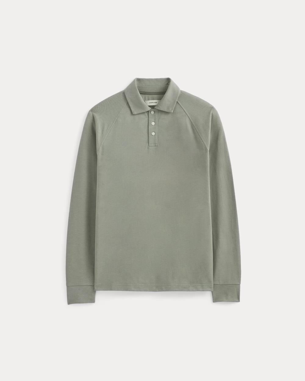 Startup Raglan Polo | Chambray Deep Lichen Green - Image 2