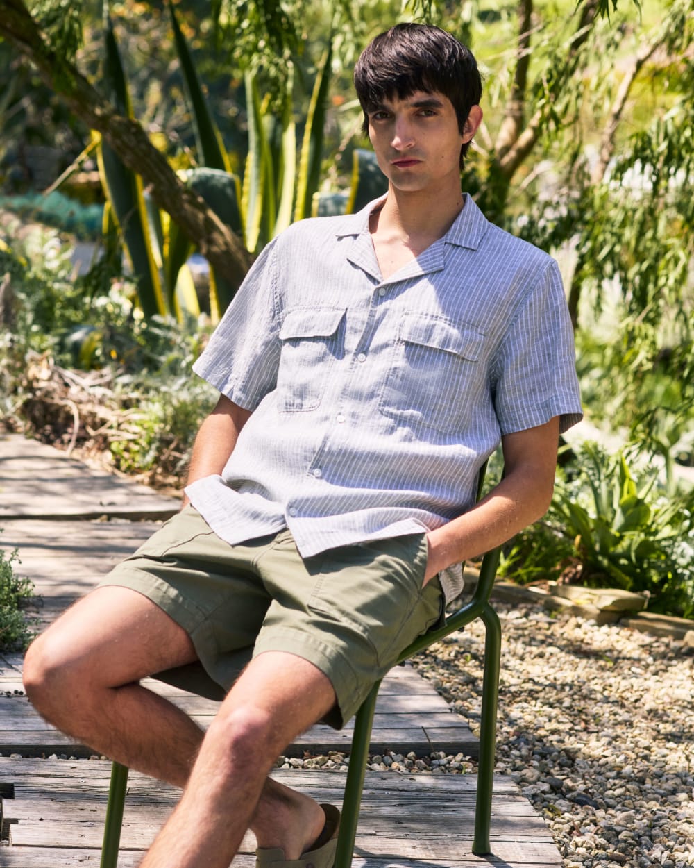 The Canvas Relaxed Short | Lichen Green - Image 8