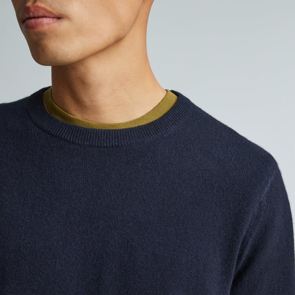The Grade-A Cashmere Crew | Dark Navy - Image 4
