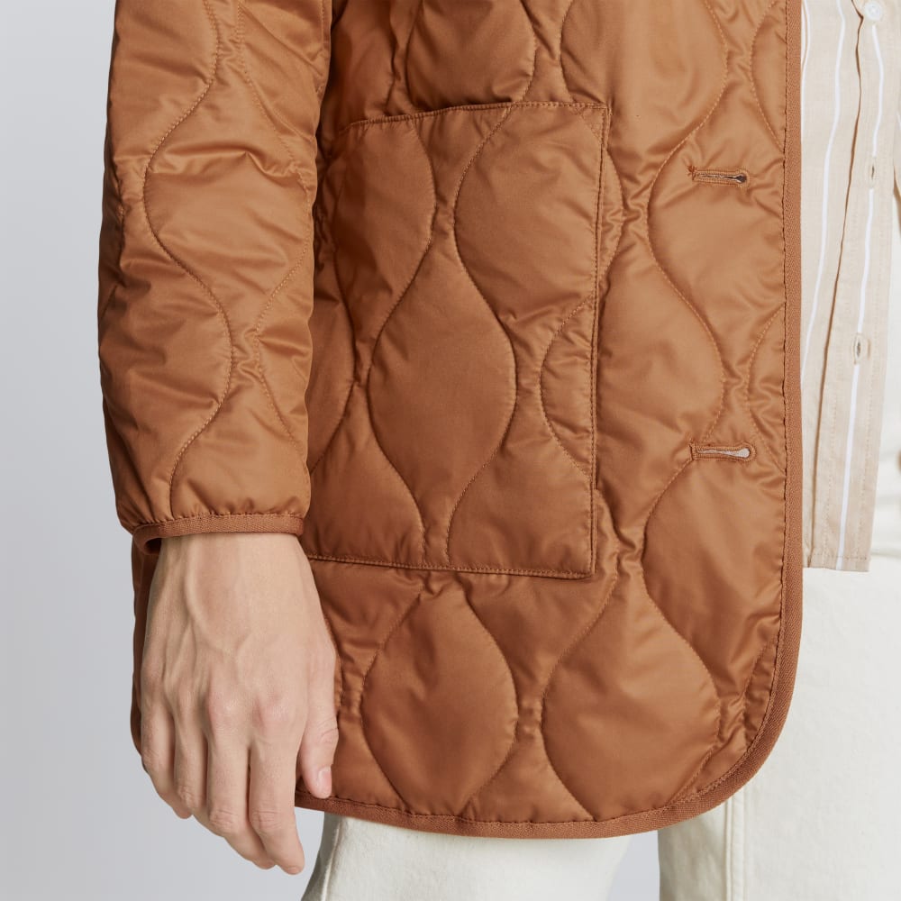 The Quilted Liner | Tawny Brown - Image 5