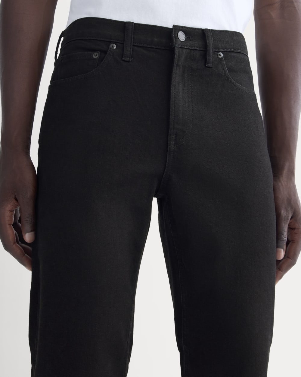The Organic Cotton Straight-Leg Jean | Black - Image 4