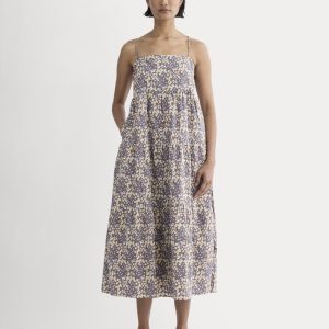 The Gauze Tiered Dress | Mocha Floral