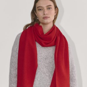 The Cabin Scarf | Classic Red