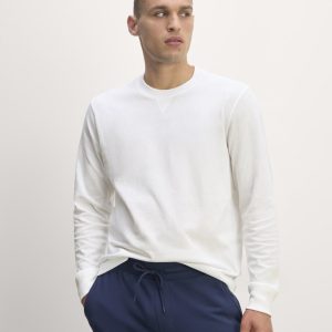 The Premium-Weight Relaxed Crew | White