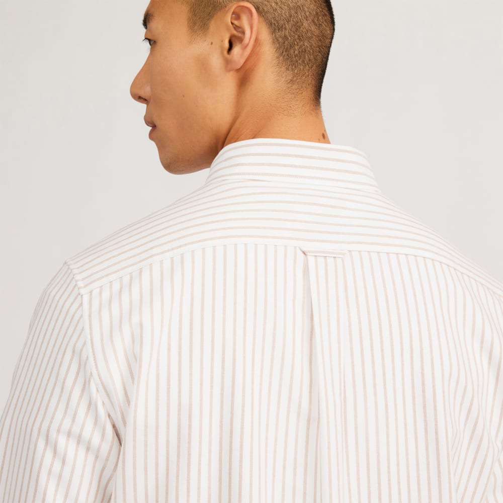 The Classic Oxford Shirt | Sahara / Off-White | Tall - Image 5