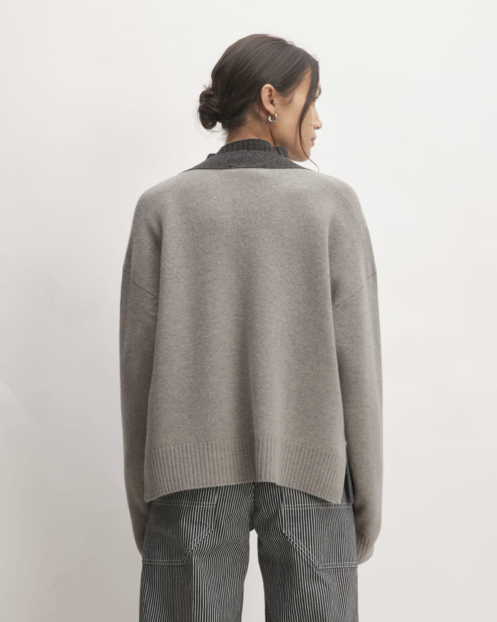 The Good Merino Wool Cardigan | Graphite / Hare Grey - Image 6