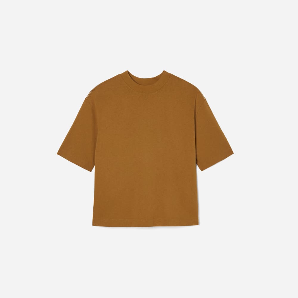 The Premium Weight Relaxed Tee | Tawny Brown