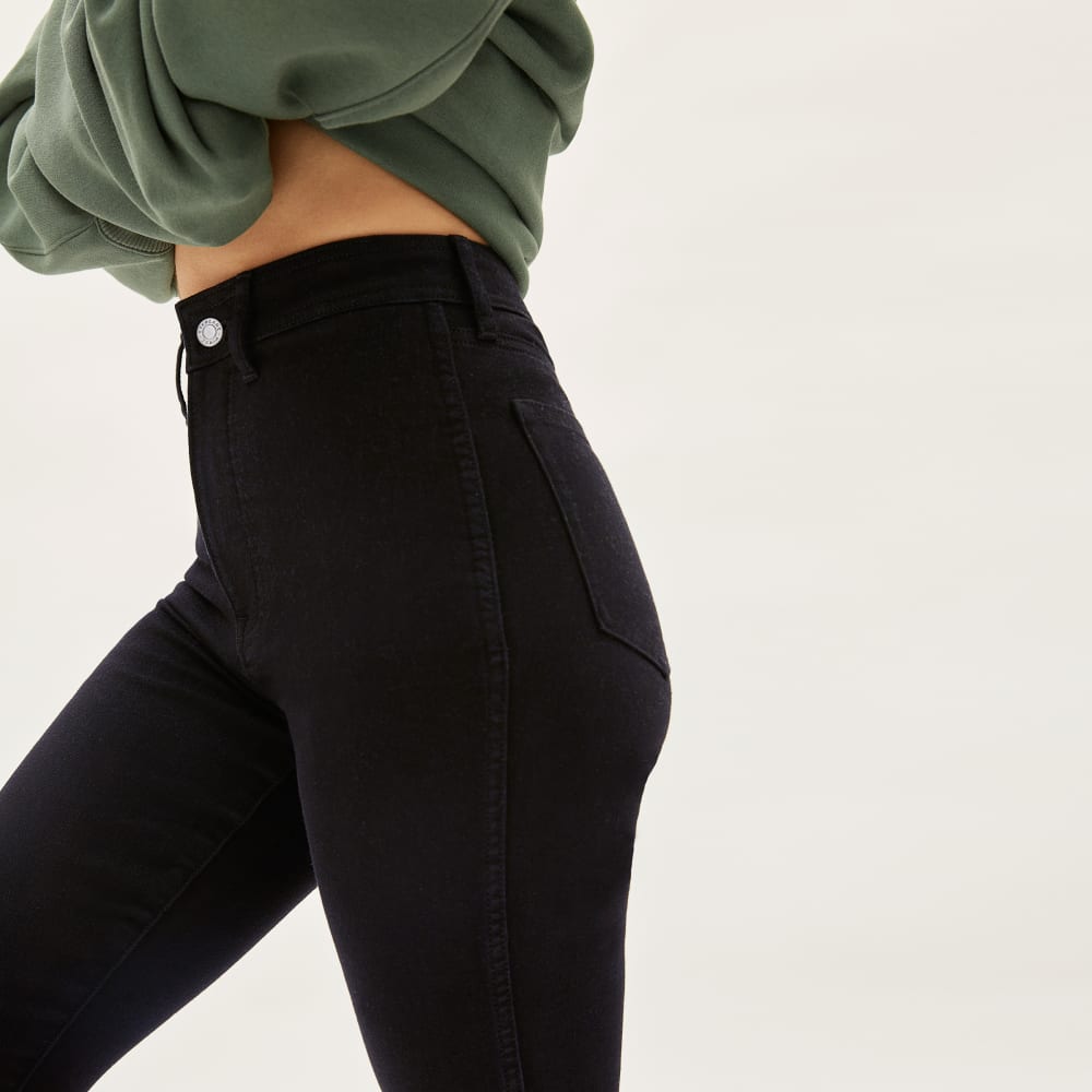 The Way-High® Clean Front Skinny Jean | Black | 28.5 Inseam - Image 5