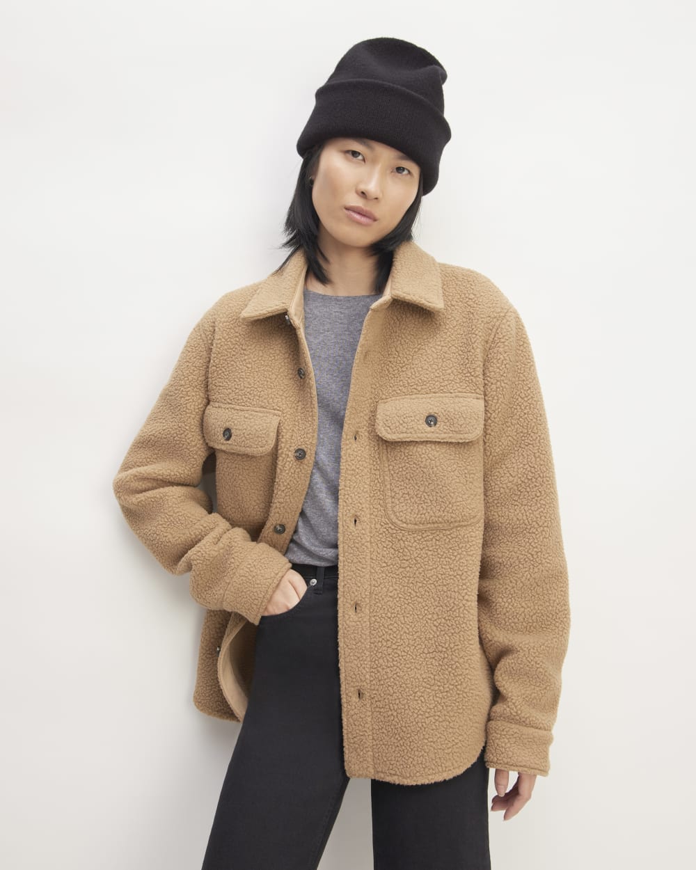 The Good Merino Wool Beanie | Black - Image 3