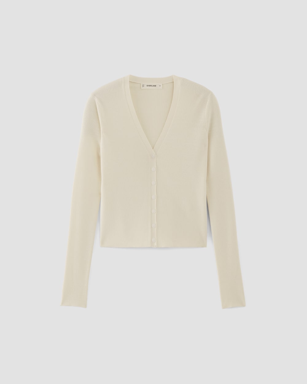 The Viscose Knit Cardigan | Beige - Image 2