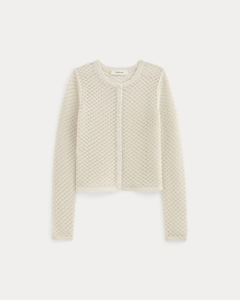 The Lace Knit Cardigan | Birch - Image 2